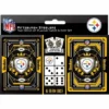 MasterPieces Officially Licensed NFL Pittsburgh Steelers 2-Pack Playing Cards & Dice Set For Adults -Games and Puzzles Shop GUEST e4607543 6a64 4d38 8530 b8c2c5053d78