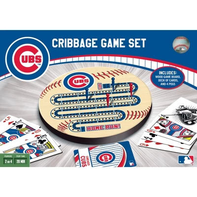 MasterPieces Officially Licensed MLB Chicago Cubs Wooden Cribbage Game For Adults 3 MasterPieces Officially Licensed MLB Chicago Cubs Wooden Cribbage Game For Adults