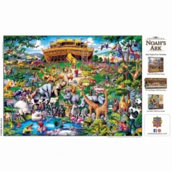 MasterPieces 1000 Piece Jigsaw Puzzle - Noah's Ark - 19.25"x26.75" 12 MasterPieces 1000 Piece Jigsaw Puzzle - Noah's Ark - 19.25"x26.75" -Games and Puzzles Shop GUEST e6725029 1902 487a a7ed 972cc76dd233