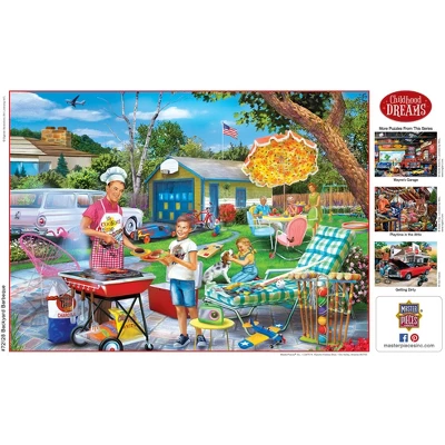 MasterPieces 1000 Piece Jigsaw Puzzle - Backyard Barbeque - 19.25"x26.75" 6 MasterPieces 1000 Piece Jigsaw Puzzle - Backyard Barbeque - 19.25"x26.75" - Image 4