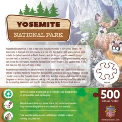 MasterPieces 500 Pieces Jigsaw Puzzle - Yosemite National Park - 15"x21" 10 MasterPieces 500 Pieces Jigsaw Puzzle - Yosemite National Park - 15"x21" -Games and Puzzles Shop GUEST e6bb90cf 2f4c 4c18 9a1e 2f72d0ae249f