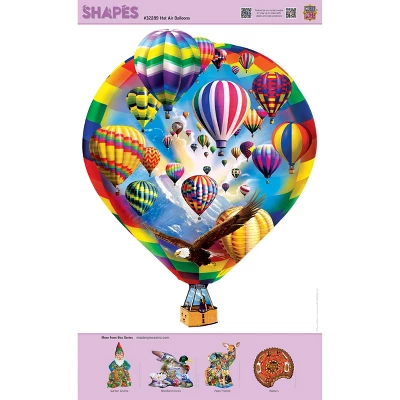 Masterpieces 500 Piece Shaped Puzzle - Hot Air Balloons - 19.09"x24.26" 6 Masterpieces 500 Piece Shaped Puzzle - Hot Air Balloons - 19.09"x24.26" - Image 4