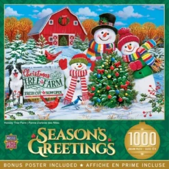 MasterPieces 1000 Piece Christmas Jigsaw Puzzle - Holiday Tree Farm