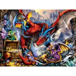 MasterPieces 300 Piece EZ Grip Jigsaw Puzzle - Dragon's Horde - 18"x24" -Games and Puzzles Shop GUEST e7c28077 3301 4dd6 aead 6c65cb51a9d9
