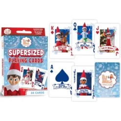 MasterPieces Kids Games - Elf On The Shelf - Supersized Playing Cards 10 MasterPieces Kids Games - Elf On The Shelf - Supersized Playing Cards -Games and Puzzles Shop GUEST e7e65d98 99dd 40ce a8e2 83ef58c2a735