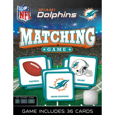 MasterPieces Officially Licensed NFL Miami Dolphins Matching Game For Kids And Families 3 MasterPieces Officially Licensed NFL Miami Dolphins Matching Game For Kids And Families