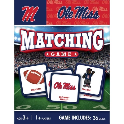 MasterPieces Officially Licensed NCAA Ole Miss Rebels Matching Game For Kids And Families 3 MasterPieces Officially Licensed NCAA Ole Miss Rebels Matching Game For Kids And Families