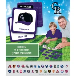 MasterPieces Officially Licensed MLB Colorado Rockies Matching Game For Kids And Families -Games and Puzzles Shop GUEST e956faec 3f6a 4545 99d6 69b11f48440e