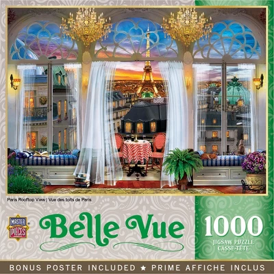 MasterPieces 1000 Piece Jigsaw Puzzle - Paris Rooftop View - 19.25"x26.75" 3 MasterPieces 1000 Piece Jigsaw Puzzle - Paris Rooftop View - 19.25"x26.75"