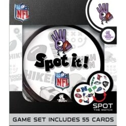 MasterPieces Officially Licensed NFL League-NFL Spot It Game For Kids And Adults