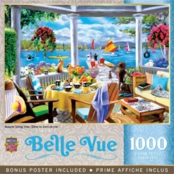 MasterPieces 1000 Piece Jigsaw Puzzle - Seaside Dining View - 19.25"x26.75"