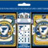 MasterPieces Officially Licensed NHL St. Louis Blues 2-Pack Playing Cards & Dice Set For Adults