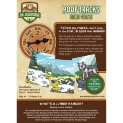 MasterPieces Kids Games - Jr Ranger - Poop Tracks Kids Card Game -Games and Puzzles Shop GUEST ee324159 9599 4e7f a089 c4f7ba99a1d3