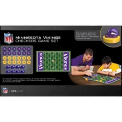 MasterPieces Officially Licensed NFL Minnesota Vikings Checkers Board Game For Families And Kids Ages 6 And Up -Games and Puzzles Shop GUEST ee57da1d 37fa 47bd 81d4 4a9b9e57e05a