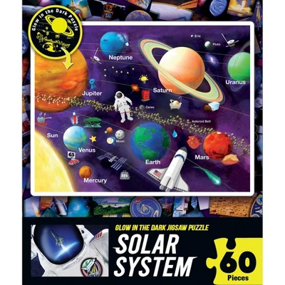 MasterPieces 60 Piece Glow In The Dark Kids Puzzle - Solar System 3 MasterPieces 60 Piece Glow In The Dark Kids Puzzle - Solar System