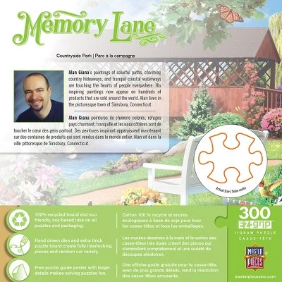 MasterPieces 300 Piece EZ Grip Jigsaw Puzzle - Country Park - 18"x24" 5 MasterPieces 300 Piece EZ Grip Jigsaw Puzzle - Country Park - 18"x24" - Image 3
