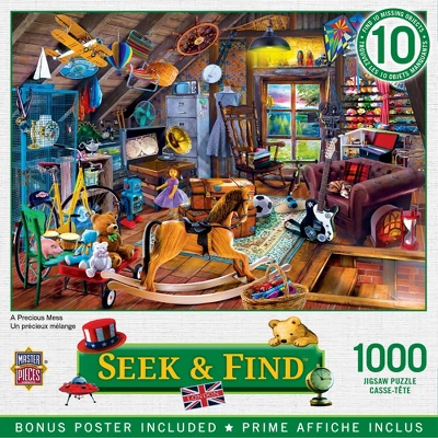 MasterPieces 1000 Piece Jigsaw Puzzle - A Precious Mess - 19.25"x26.75" 3 MasterPieces 1000 Piece Jigsaw Puzzle - A Precious Mess - 19.25"x26.75"