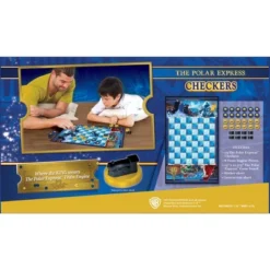 MasterPieces Officially Licensed Polar Express Checkers Board Game For Families And Kids Ages 6 And Up -Games and Puzzles Shop GUEST efc69e7b c92e 4380 9f79 a902bc847000