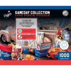 MasterPieces 1000 Piece Jigsaw Puzzle - MLB Los Angeles Dodgers Gameday -Games and Puzzles Shop GUEST efea52ec 222c 4a1e b1ee 647e1892c75b