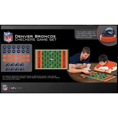 MasterPieces Officially Licensed NFL Denver Broncos Checkers Board Game For Families And Kids Ages 6 And Up 5 MasterPieces Officially Licensed NFL Denver Broncos Checkers Board Game For Families And Kids Ages 6 And Up - Image 3