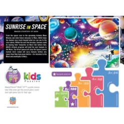 MasterPieces 100 Piece Puzzle For Kids - NASA Sunrise In Space - 11.5"x15" 8 MasterPieces 100 Piece Puzzle For Kids - NASA Sunrise In Space - 11.5"x15" -Games and Puzzles Shop GUEST f1f01c9b 1567 422d b681 0498496ca6e1