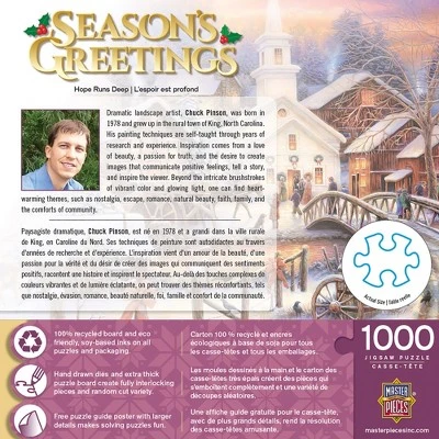 MasterPieces 1000 Piece Christmas Jigsaw Puzzle - Hope Runs Deep 5 MasterPieces 1000 Piece Christmas Jigsaw Puzzle - Hope Runs Deep - Image 3