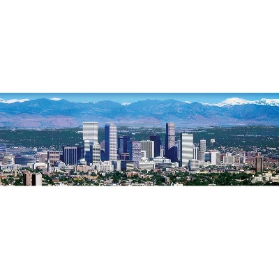 MasterPieces Inc Downtown Denver Colorado 1000 Piece Panoramic Jigsaw Puzzle 4 MasterPieces Inc Downtown Denver Colorado 1000 Piece Panoramic Jigsaw Puzzle - Image 2