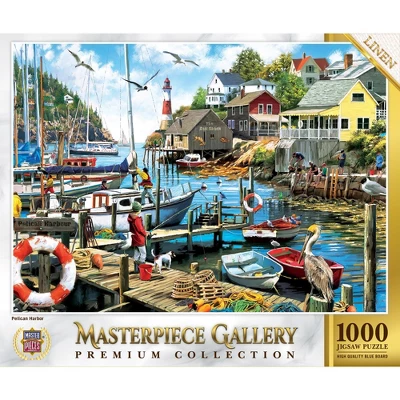 MasterPieces 1000 Piece Jigsaw Puzzle - Pelican Harbor - 26.8"x19.3" 3 MasterPieces 1000 Piece Jigsaw Puzzle - Pelican Harbor - 26.8"x19.3"