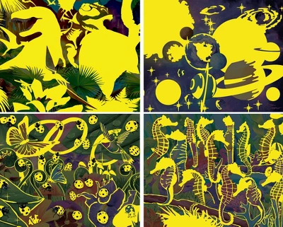 MasterPieces Kids Jigsaw Puzzle Set - Blue Glow 4-Pack 100 Pieces 10 MasterPieces Kids Jigsaw Puzzle Set - Blue Glow 4-Pack 100 Pieces - Image 8