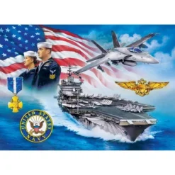 MasterPieces 1000 Piece Jigsaw Puzzle For Adults - U.S Navy - 19.25"x26.75" 9 MasterPieces 1000 Piece Jigsaw Puzzle For Adults - U.S Navy - 19.25"x26.75" -Games and Puzzles Shop GUEST f51b4102 0f08 4bba 86df fd5f5c0a5bd7