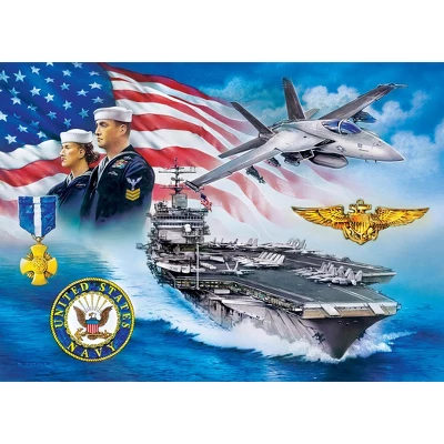 MasterPieces 1000 Piece Jigsaw Puzzle For Adults - U.S Navy - 19.25"x26.75" 4 MasterPieces 1000 Piece Jigsaw Puzzle For Adults - U.S Navy - 19.25"x26.75" - Image 2
