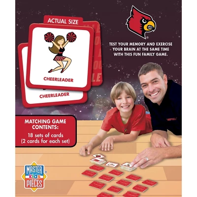 MasterPieces Officially Licensed NCAA Louisville Cardinals Matching Game For Kids And Families 5 MasterPieces Officially Licensed NCAA Louisville Cardinals Matching Game For Kids And Families - Image 3