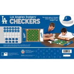 MasterPieces Officially Licensed MLB Los Angeles Dodgers Checkers Board Game For Families And Kids Ages 6 And Up -Games and Puzzles Shop GUEST f67307cb 0e53 4e9d bc32 c2b5d69edcfd