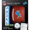 MasterPieces Officially Licsenced NFL Detroit Lions Shake N' Score Dice Game For Age 6 And Up