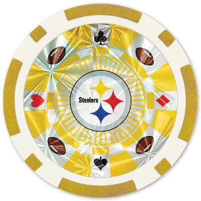 MasterPieces Casino Style 20 Piece 11.5 Gram Poker Chip Set NFL Pittsburgh Steelers Gold Edition 3 MasterPieces Casino Style 20 Piece 11.5 Gram Poker Chip Set NFL Pittsburgh Steelers Gold Edition