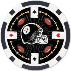 MasterPieces Casino 100 Piece Poker Chip Set - NFL Pittsburgh Steelers -Games and Puzzles Shop GUEST f79b101b 0831 4b5b 8a52 09fda055f673