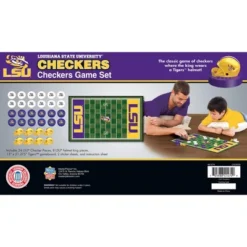 MasterPieces Officially Licensed NCAA LSU Tigers Checkers Board Game For Families And Kids Ages 6 And Up -Games and Puzzles Shop GUEST f8301b56 a4dc 488b 9997 41b4764081e3