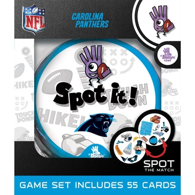 MasterPieces Officially Licensed NFL Carolina Panthers Spot It Game For Kids And Adults 3 MasterPieces Officially Licensed NFL Carolina Panthers Spot It Game For Kids And Adults