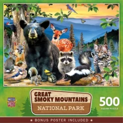 MasterPieces 500 Pieces Jigsaw Puzzle - Great Smoky Mountains - 15"x21"