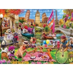 MasterPieces 300 Piece EZ Grip Jigsaw Puzzle - Dog Gone Days - 18"x24" -Games and Puzzles Shop GUEST fa27dab5 9a48 4404 99b8 f3b4e9aeeec0
