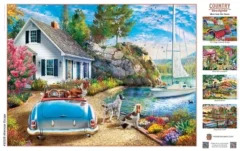 MasterPieces 550 Piece Jigsaw Puzzle - Afternoon Escape - 18"x24" -Games and Puzzles Shop GUEST fa6090bd b774 44b4 be2b 874788633fa3
