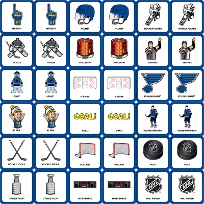 MasterPieces Officially Licensed NHL St. Louis Blues Matching Game For Kids And Families 4 MasterPieces Officially Licensed NHL St. Louis Blues Matching Game For Kids And Families - Image 2