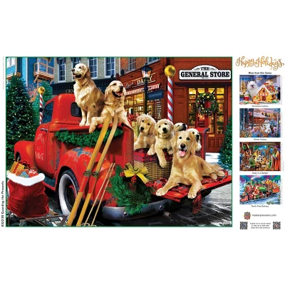 MasterPieces 300 Piece EZ Grip Christmas Puzzle - Guarding The Presents 6 MasterPieces 300 Piece EZ Grip Christmas Puzzle - Guarding The Presents - Image 4