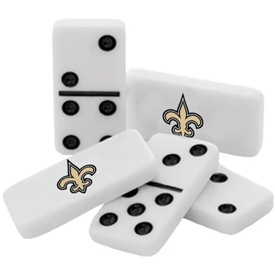MasterPieces Officially Licensed NFL New Orleans Saints 28 Piece Dominoes Game For Adults 4 MasterPieces Officially Licensed NFL New Orleans Saints 28 Piece Dominoes Game For Adults - Image 2