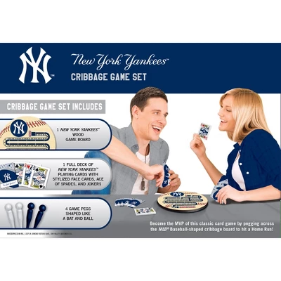 MasterPieces Officially Licensed MLB New York Yankees Wooden Cribbage Game For Adults 5 MasterPieces Officially Licensed MLB New York Yankees Wooden Cribbage Game For Adults - Image 3
