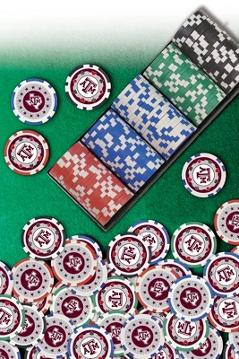 MasterPieces Casino Style 100 Piece Poker Chip Set - NCAA Texas A&M Aggies 7 MasterPieces Casino Style 100 Piece Poker Chip Set - NCAA Texas A&M Aggies - Image 5