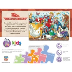 MasterPieces 60 Piece Jigsaw Puzzle - Tractor Mac Squeaky Clean - 14"x19" -Games and Puzzles Shop GUEST fddeab0b d54a 482a bf8d e13d797217ca
