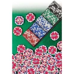 MasterPieces Casino 100 Piece Poker Chip Set - MLB St. Louis Cardinals -Games and Puzzles Shop GUEST fe95fe64 35a2 4f17 a0d5 0769c18d67cc