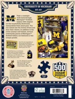 MasterPieces 500 Piece Puzzle - Michigan Wolverines Locker Room - 15"x21" 9 MasterPieces 500 Piece Puzzle - Michigan Wolverines Locker Room - 15"x21" -Games and Puzzles Shop GUEST fed25fd5 825a 4b77 a8ea 431231cee77a