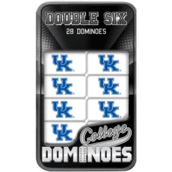 MasterPieces Officially Licensed NCAA Kentucky Wildcats 28 Piece Dominoes Game For Adults